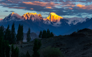 Duikar View Point (Eagle’s Nest) offering panoramic views of Hunza Valley, Gilgit Baltistan, Pakistan