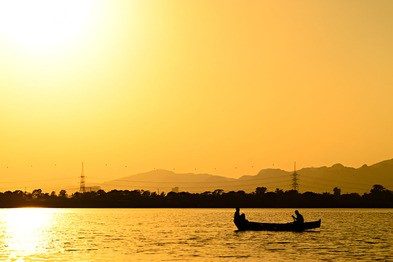 Rawal Lake Evening view Boating