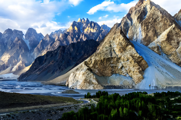 passu-cones-glacier-karakoram-mountains-view Fascinating view of Passu Cones and glacier in the Karakoram mountain range, Pakistan – Adventure4x4Tour.com