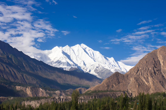rakaposhi-peak-view-from-hunza-valley-gilgit-baltistan Magnificent view of Rakaposhi Peak from Hunza Valley, Gilgit Baltistan, Pakistan – one of the highest mountains in the Karakoram range